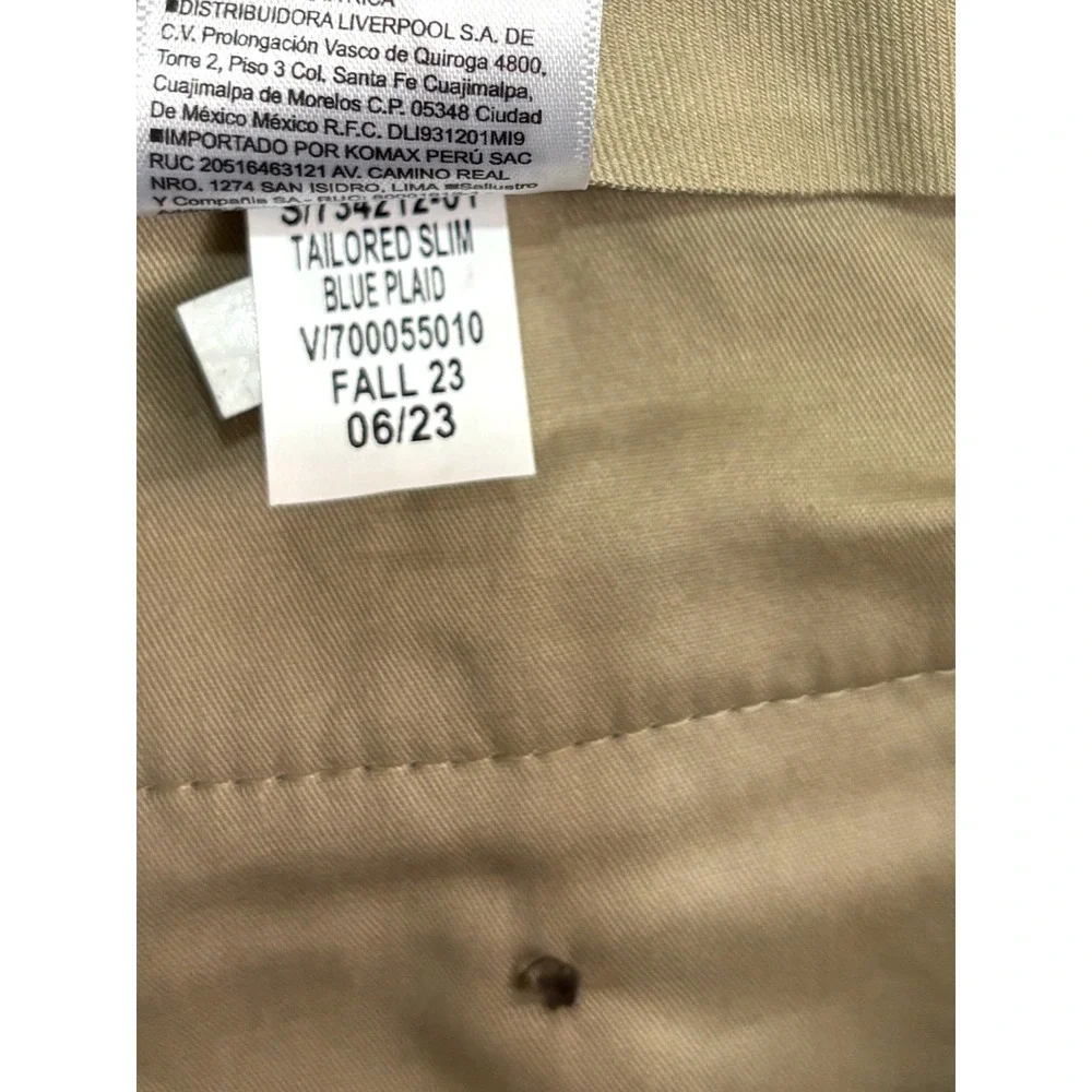 Banana Republic‎ 38x34 Blue Plaid Vitale Barberis Canonico Flannel Wool Pants